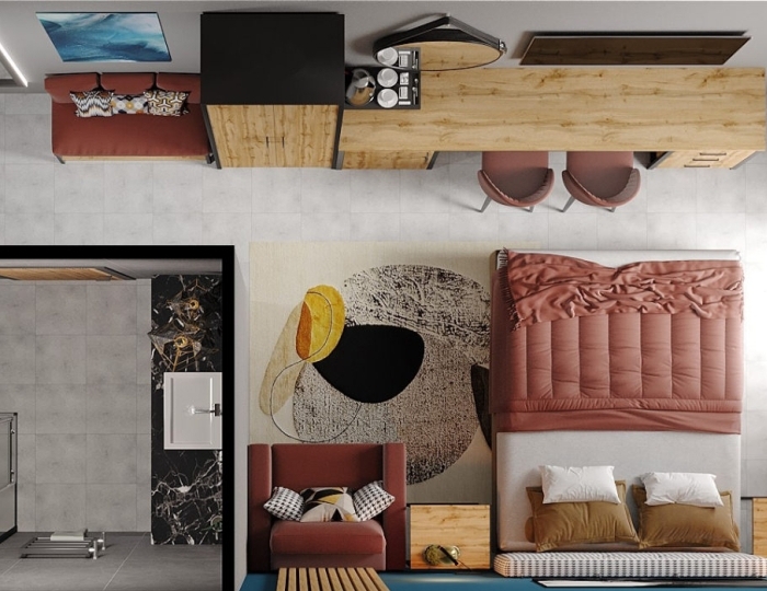 2-местное станд. с балк. - Отель Bruni Loft Hotel / Бруни Лофт Цандрипш