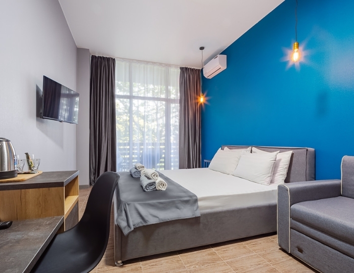 1-мест. (разм. в 2-мест.) станд. с балк. - Отель Bruni Loft Hotel / Бруни Лофт Цандрипш