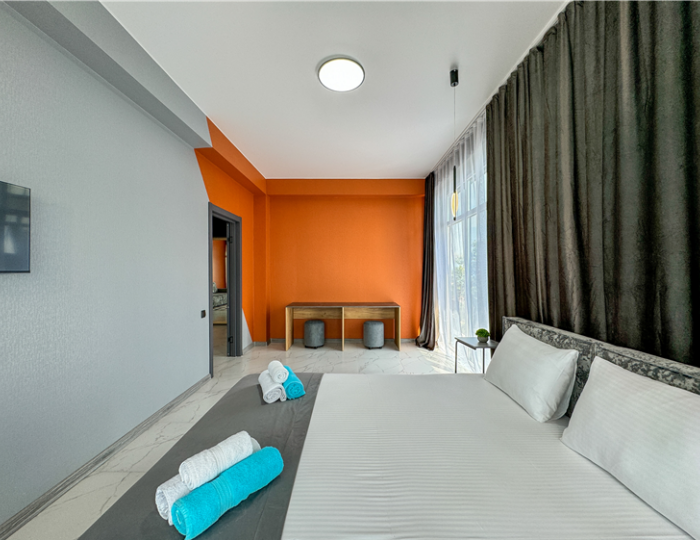 Делюкс 2-местный 2-комнатный Панорама с балконом - Отель Bruni Loft Hotel / Бруни Лофт Цандрипш