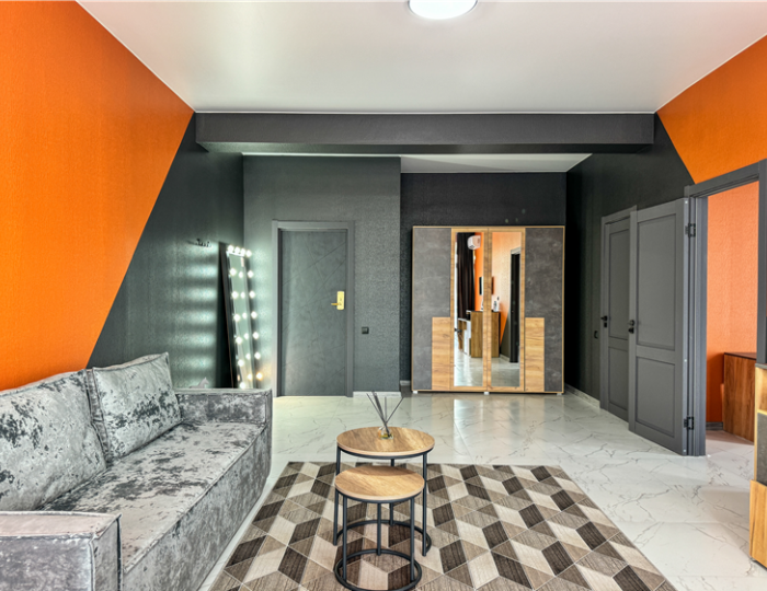 Делюкс 2-местный 2-комнатный Панорама с балконом - Отель Bruni Loft Hotel / Бруни Лофт Цандрипш